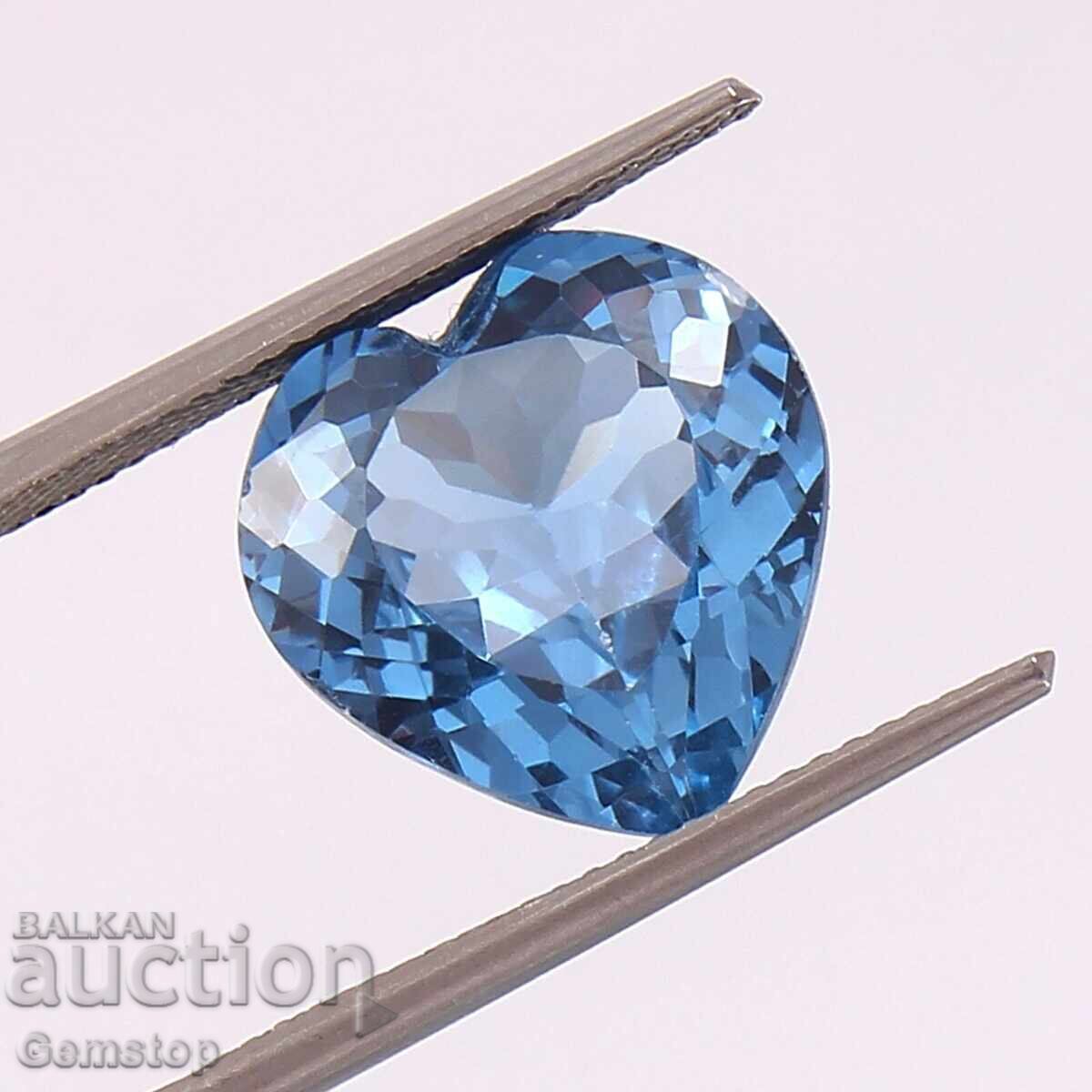 BZTS! 50 k-ta topaz inimă de 1st cu preț € 0.01 | 0.02 BGN