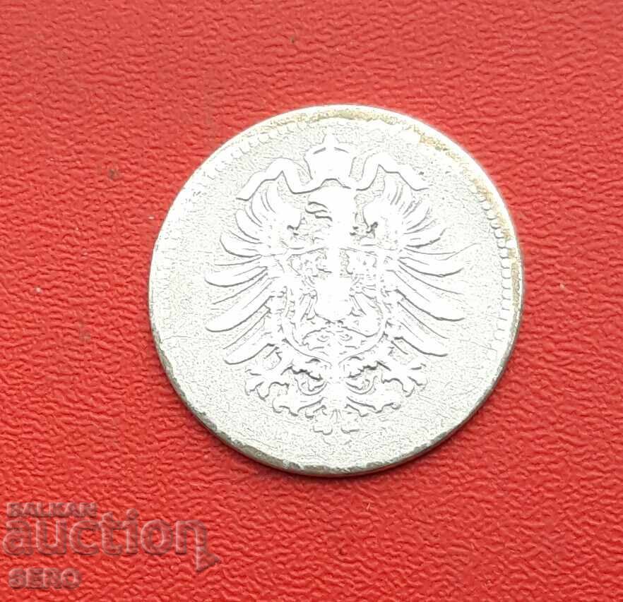 Germania - 50 pfenigi 1875 J - Hamburg cu preț € 14.00 | 27.38 BGN