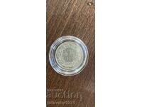 Monedă de argint 1/2 franc elvețian 1962