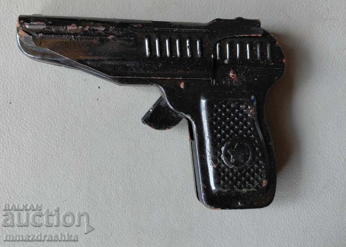 Παράδοση Λαμαρινένια παιχνίδια πιστόλια από τη Σοβιετική εποχή