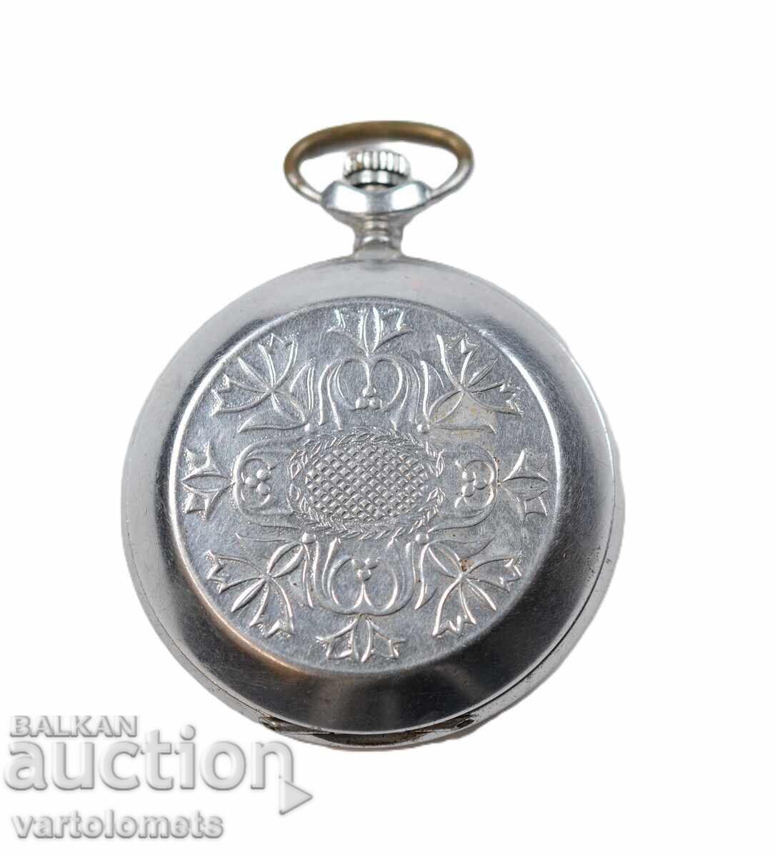 Delivery of Pocket watch MOLNIJA USSR with cover - not working