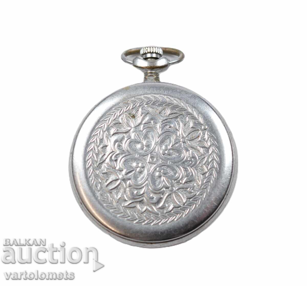 Pocket watch MOLNIJA USSR with cover - not working - 5