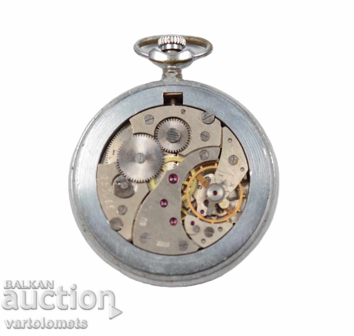 Ceas de buzunar MOLNIJA MOLNIJA URSS cu capac - nu funcționează - 6