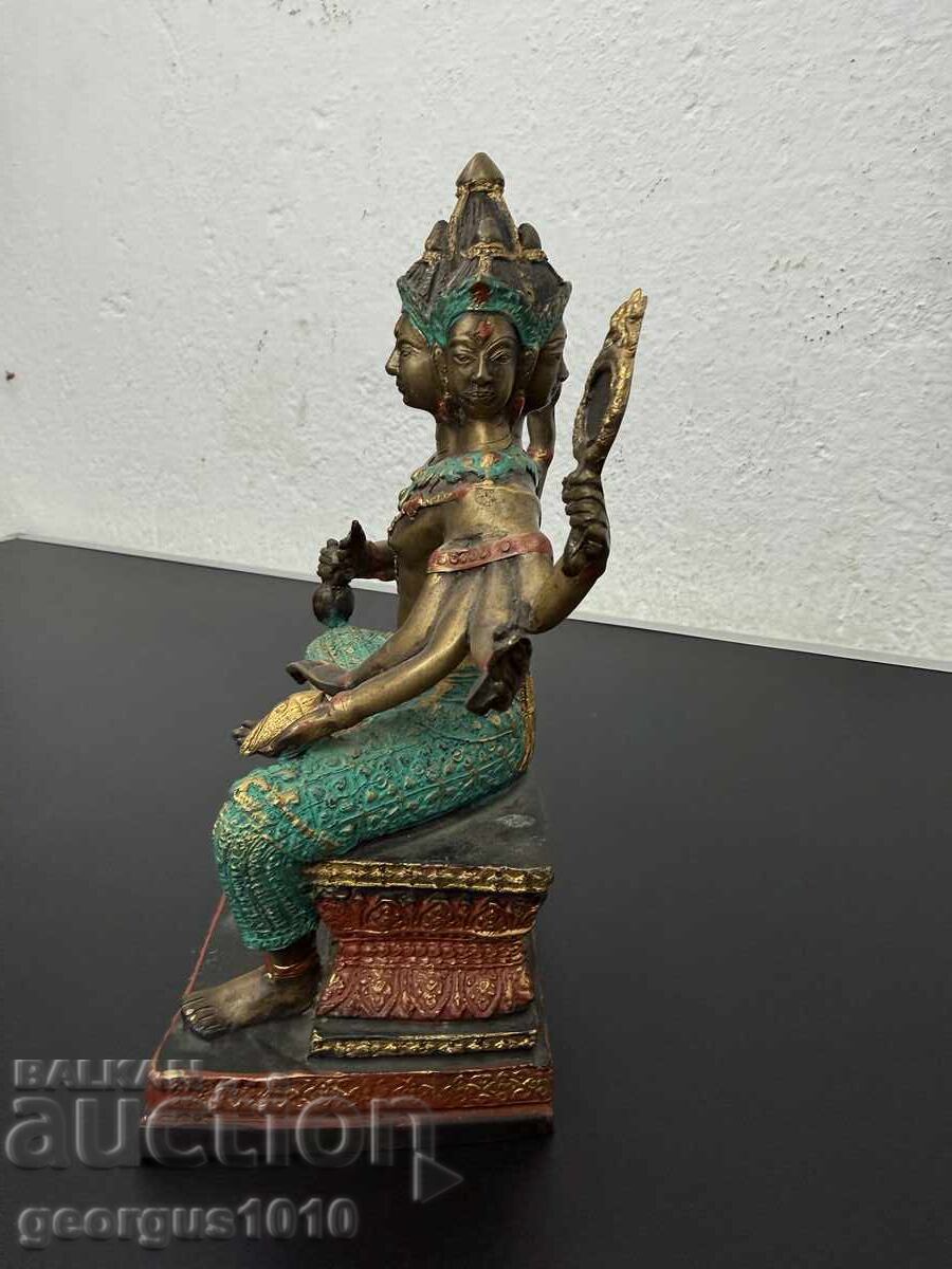 Bronze figurine of the god Brahma #7988 with price € 90.00 | 176.02 BGN Bronze figurine of the god Brahma #7988 with price € 90.00 | 176.02 BGN