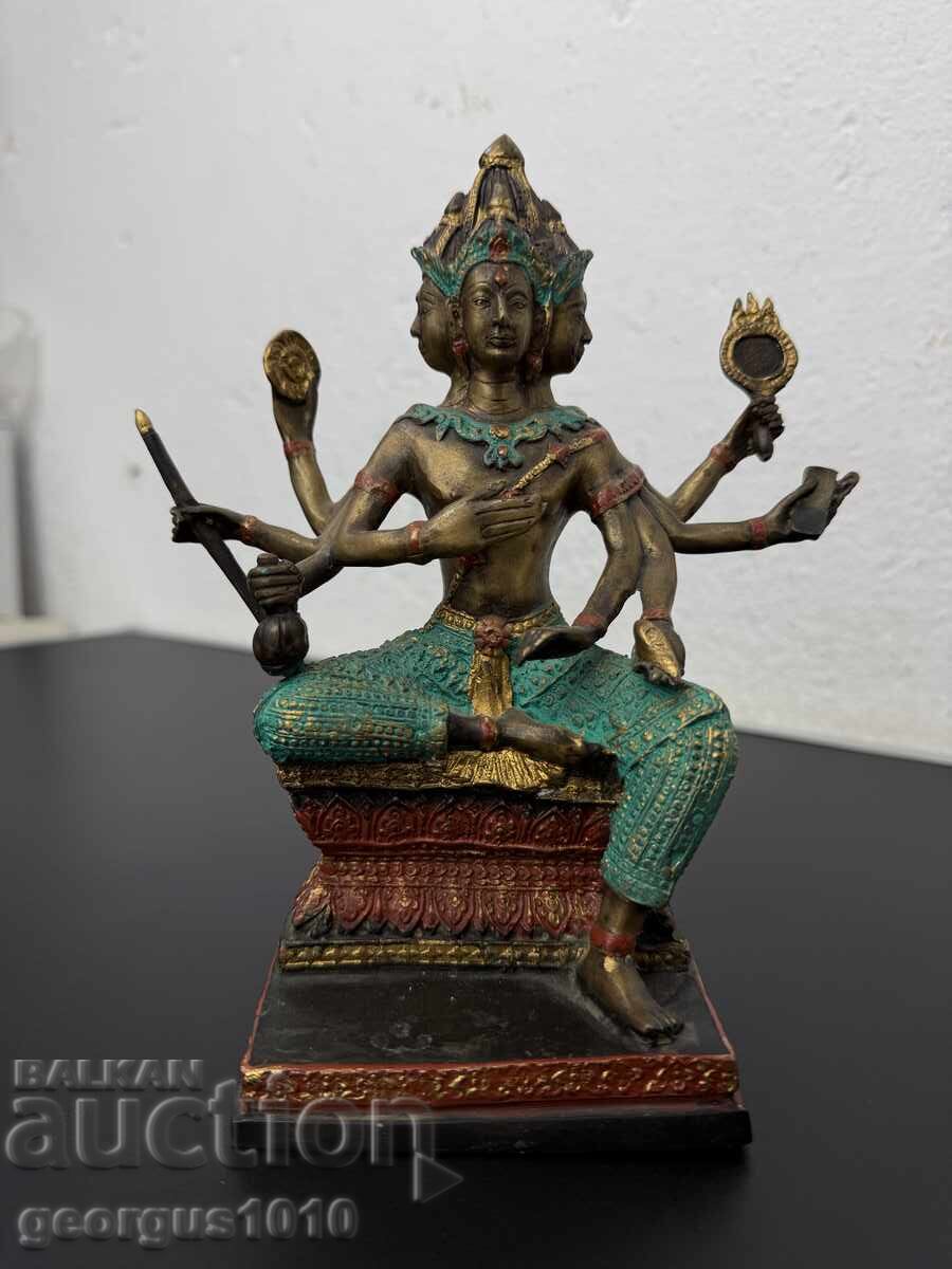 Bronze figurine of the god Brahma #7988 Bronze figurine of the god Brahma #7988