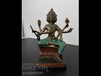 Μπρούτζινο άγαλμα του θεού Μπράχμα #7988