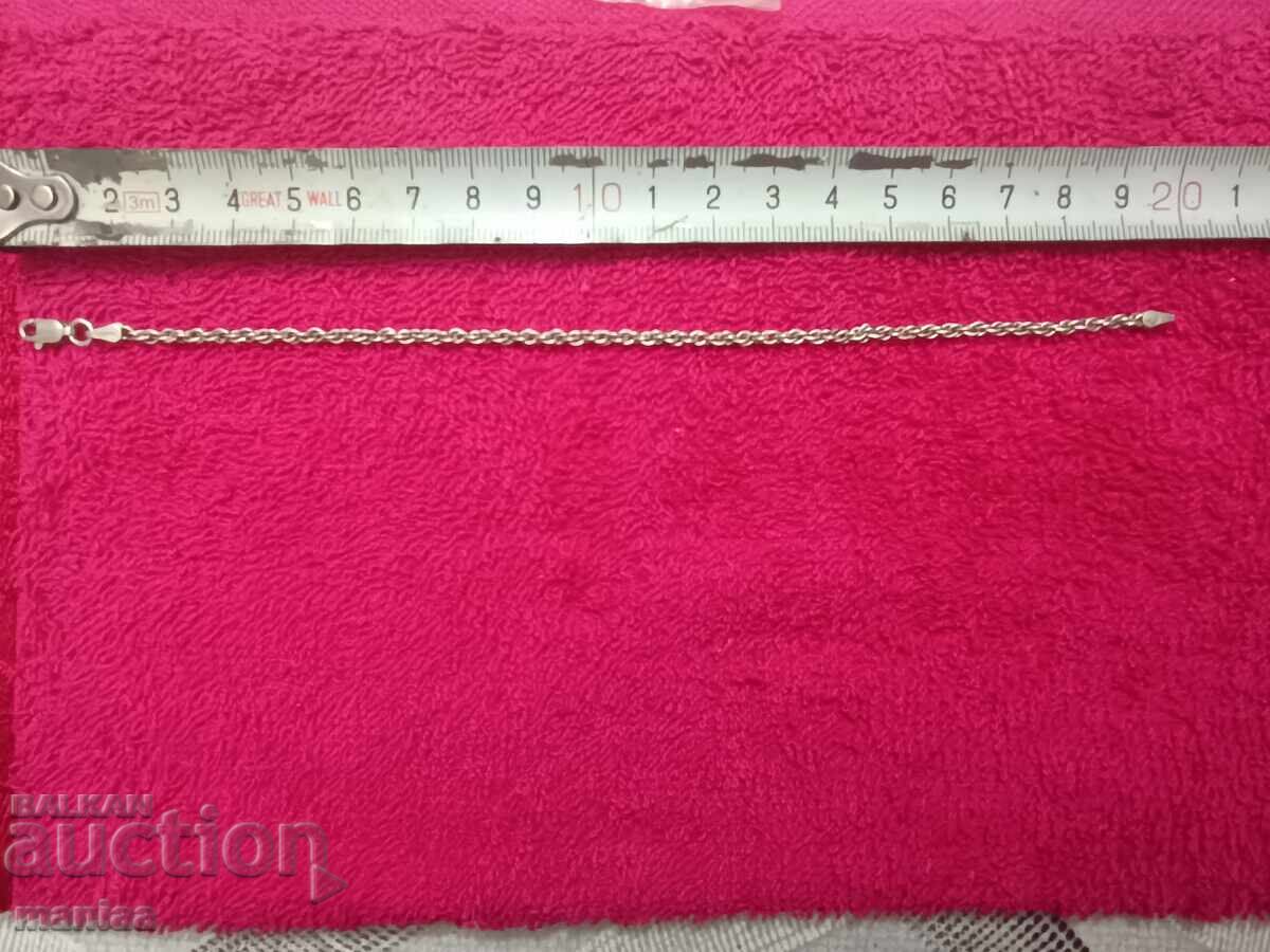 Παράδοση Ασημένιο επώνυμο βραχιόλι ασήμι 925 Παράδοση Ασημένιο επώνυμο βραχιόλι ασήμι 925