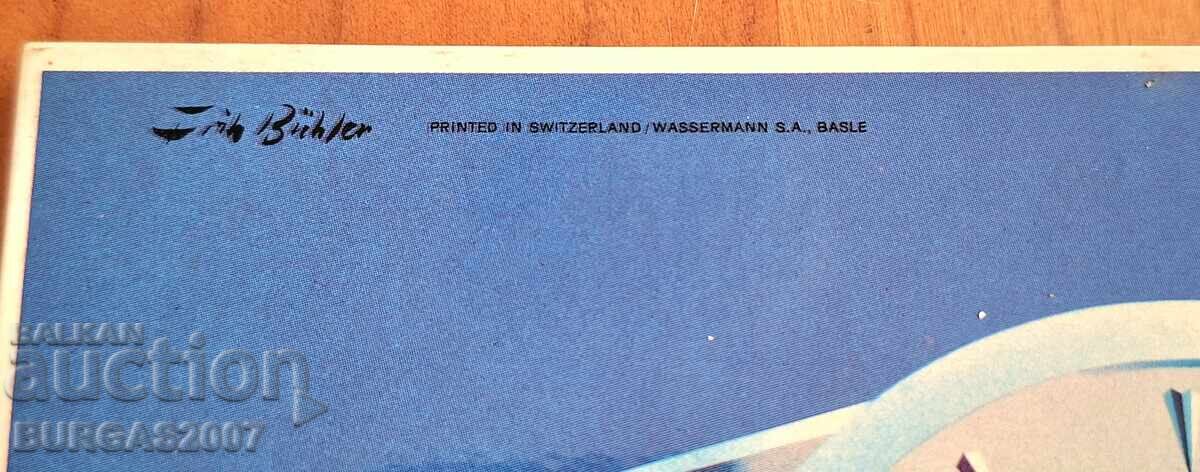 Licitație Vechi anunț pentru ceasuri CYMA, anii 1970