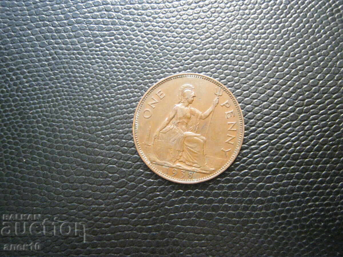 Marea Britanie 1 penny 1938 Marea Britanie 1 penny 1938