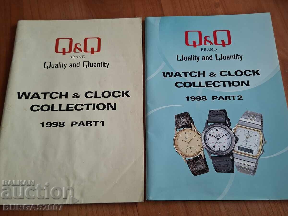 Catalog mare de ceasuri Q&Q, 1998, Made in Japan