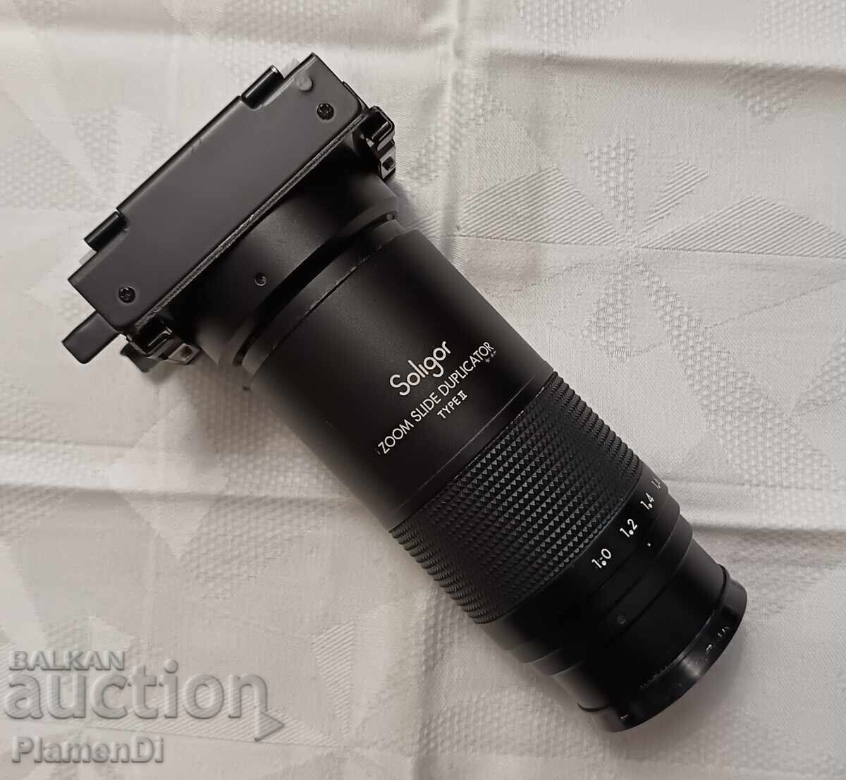 Obiectiv, Dispozitiv pentru apropiere și copiere diapozitive