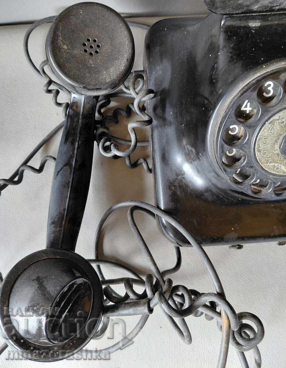 Auction  Old bakelite phone
