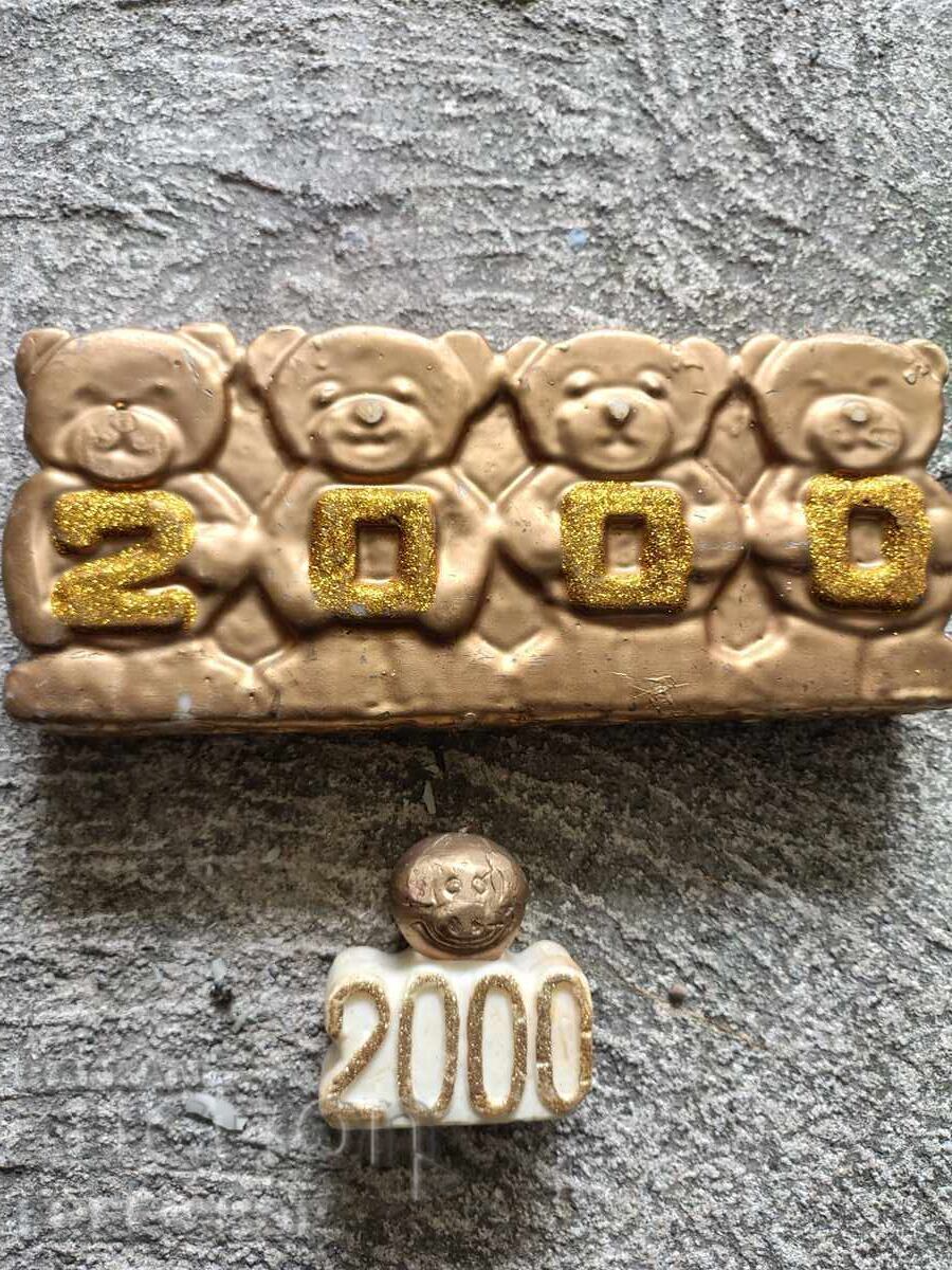 Lumânări de colecție Millennium 2000