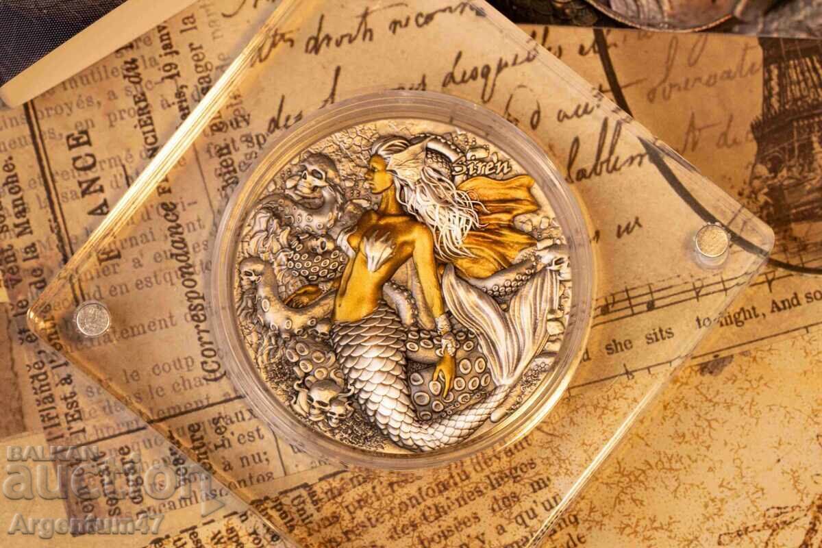 ARGINT 2 OZ CAMERUN - SIRENĂ ARGINT 2 OZ CAMERUN - SIRENĂ