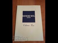 Veche broșură ceasuri RAYMOND WEIL