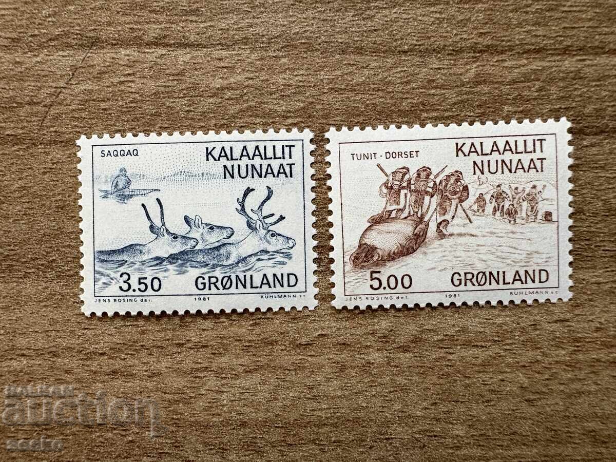 Гренландия - Древни култури в Гренландия (1981) MNH Гренландия - Древни култури в Гренландия (1981) MNH