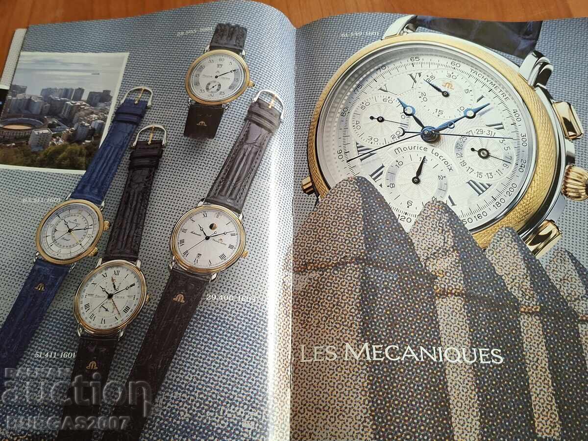 Livrarea Veche broșură ceasuri MAURICE LACROIX