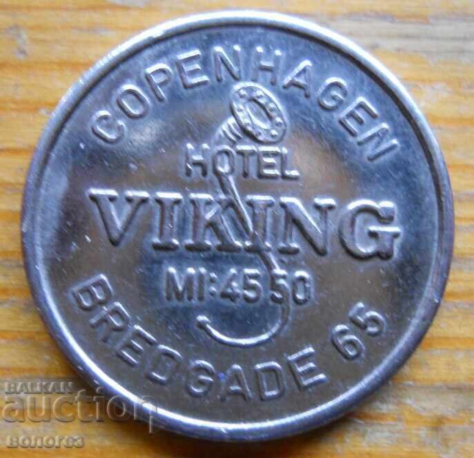 Coin-plaque - Hotel "Viking" - Denmark with price € 2.60 | 5.09 BGN