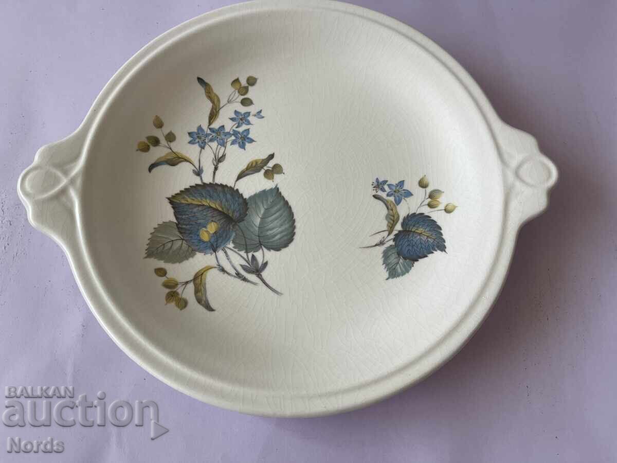 Английско порцеланово плато с цена € 0.01 | 0.02 лв.