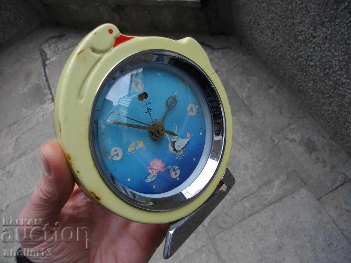 Συλλεκτικό επιτραπέζιο ρολόι-ξυπνητήρι με σχήμα κύκνου POLARIS - 7