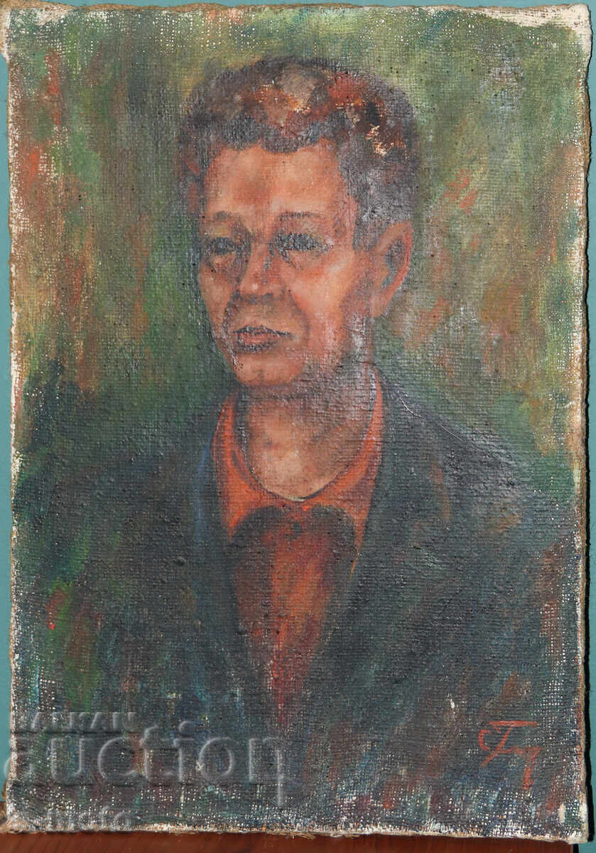 Pictură în ulei portret 1968 cu preț € 250.00 | 488.96 BGN Pictură în ulei portret 1968 cu preț € 250.00 | 488.96 BGN