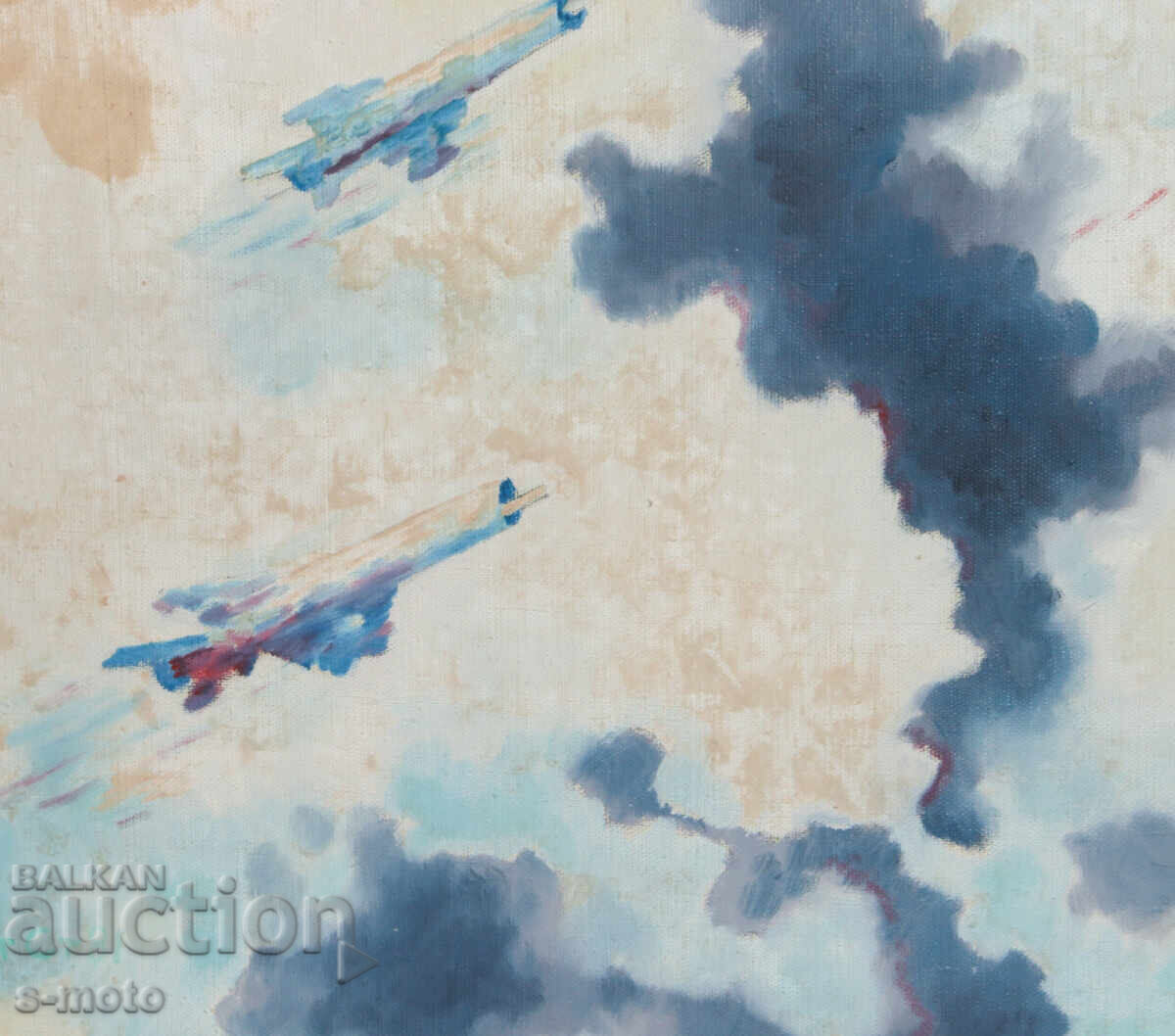 Λάδι σε καμβά painting MIG en vol 1981 - 5