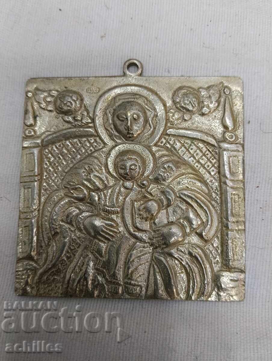 Bronz argintat iconiță