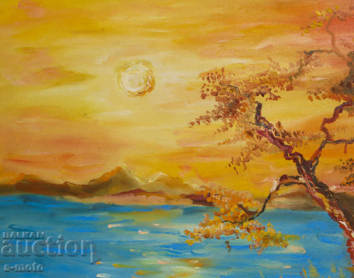 Livrarea Tablou ulei peisaj Livrarea Tablou ulei peisaj