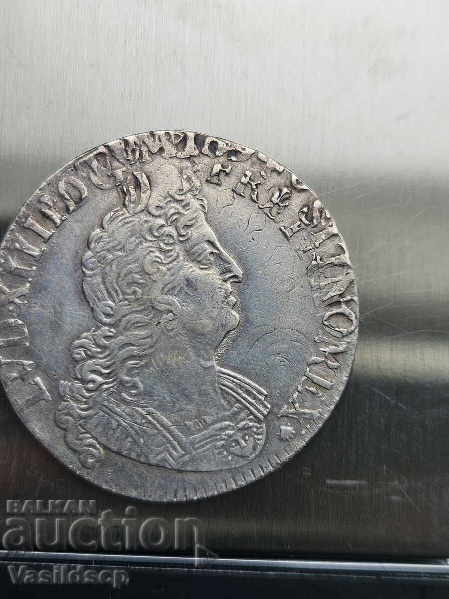 1/2 Ecu Franța 1701 A UNC dublă lovitură cu preț € 450.00 | 880.13 BGN
