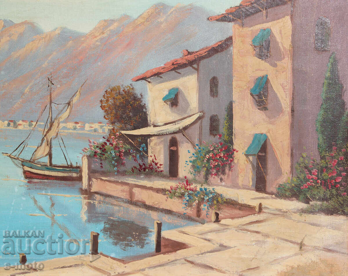 Tablou ulei pe pânză peisaj marin - 6