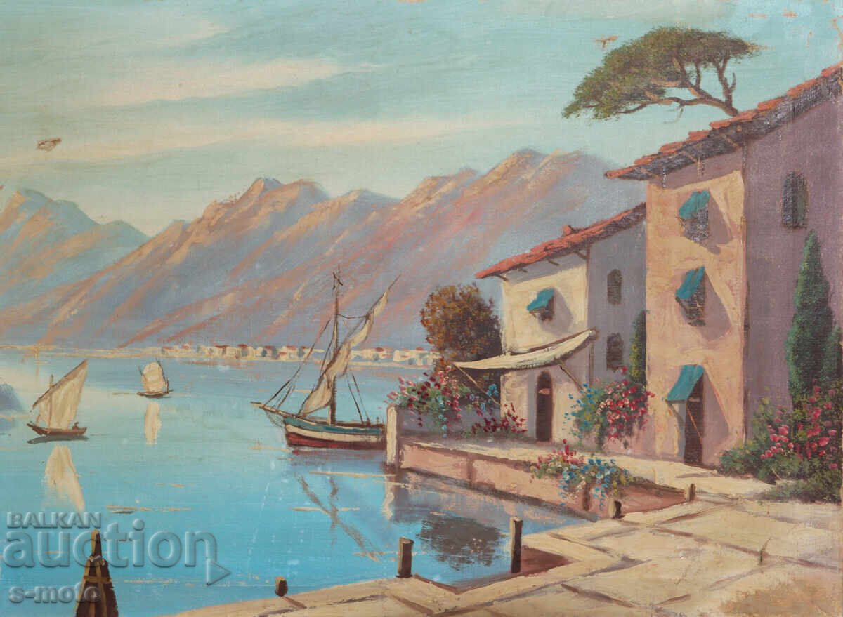 Tablou ulei pe pânză peisaj marin