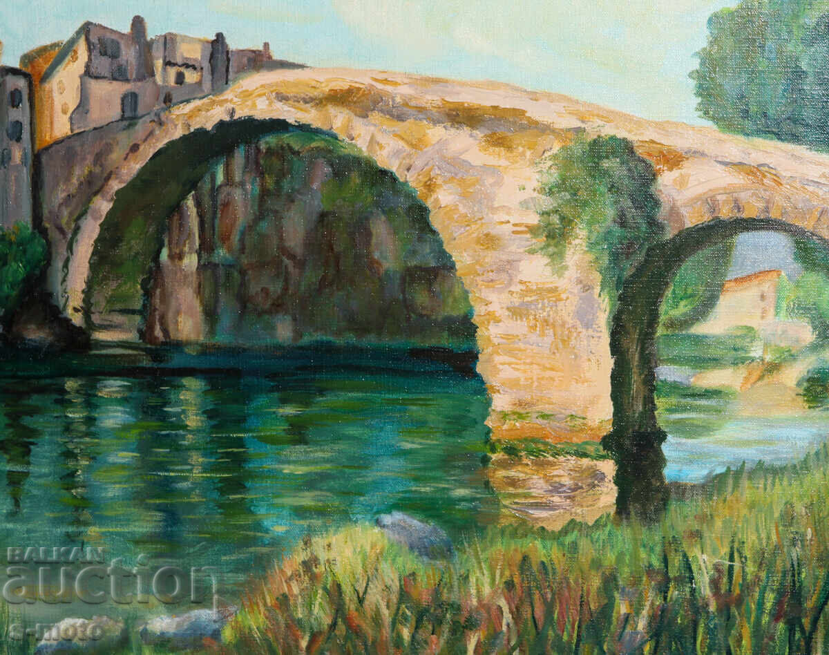 Oil painting, cityscape - 6