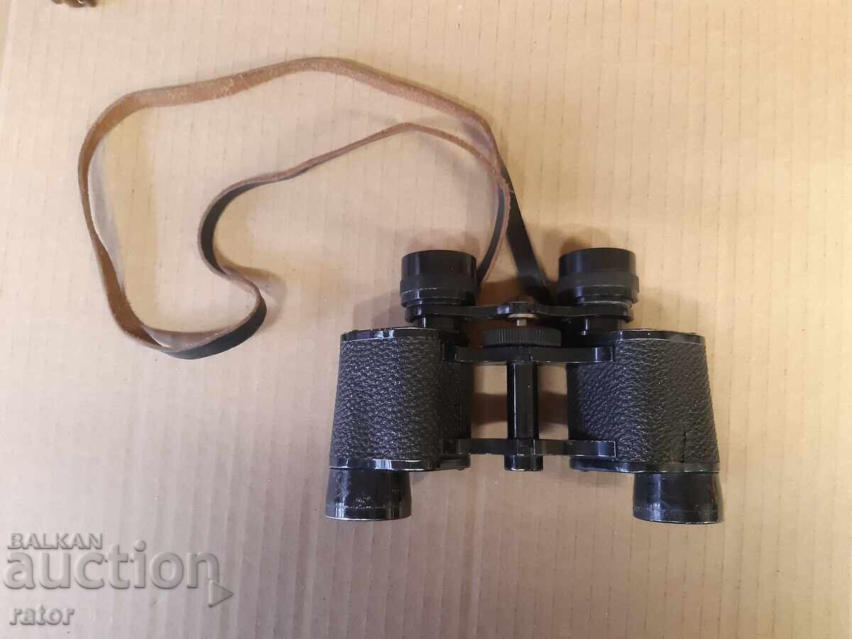 Стар бинокъл   O H MEDER - Германия  с кожен калъф - 5