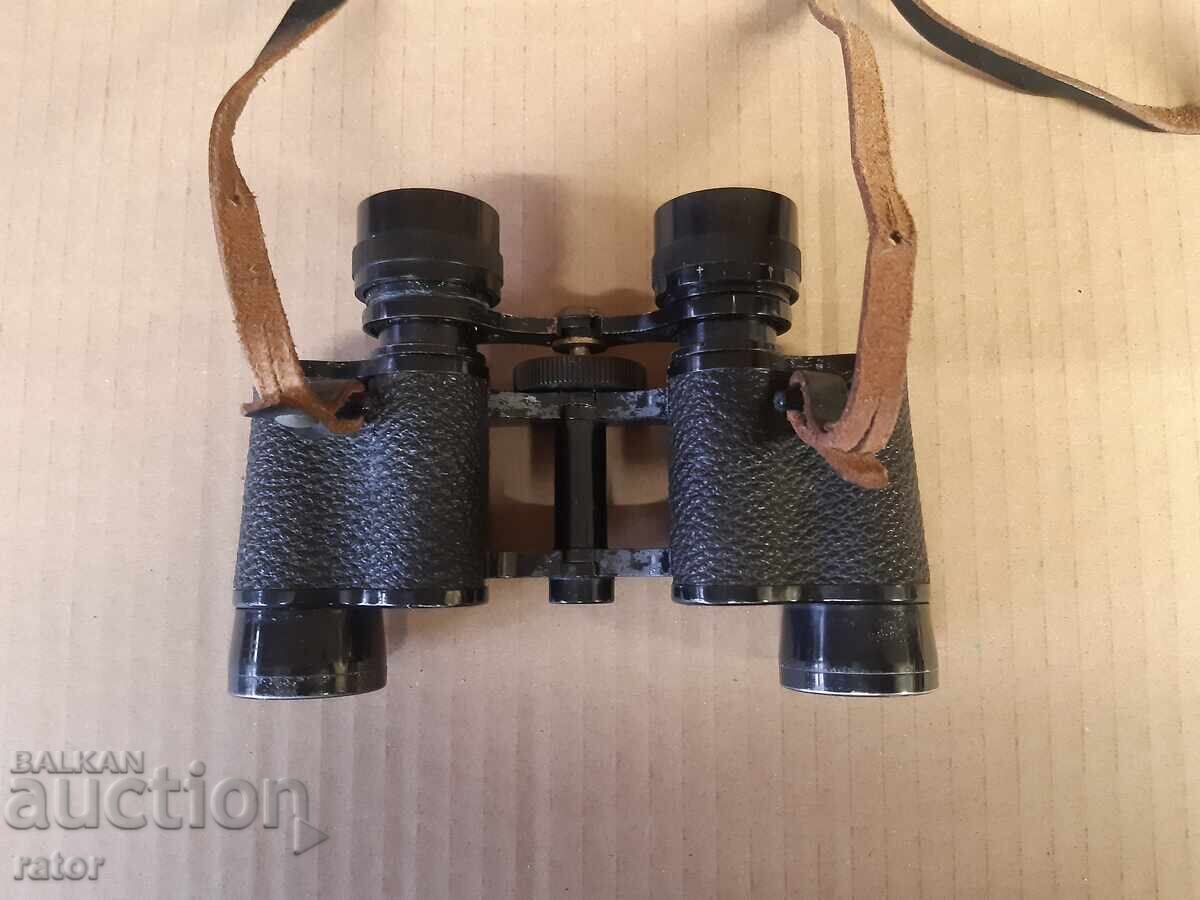 Стар бинокъл   O H MEDER - Германия  с кожен калъф - 6