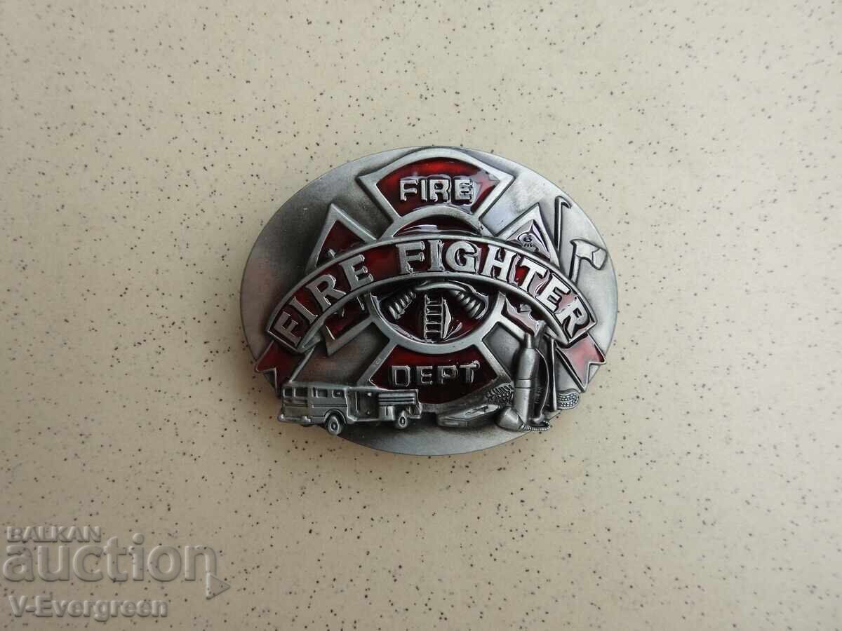 Firefighter belt buckle fire department with price € 2.50 | 4.89 BGN