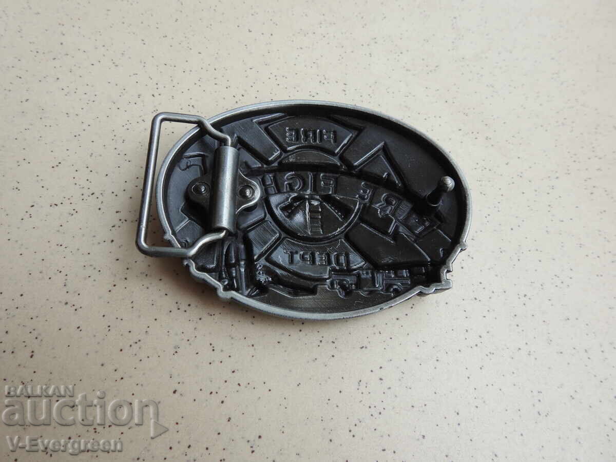 Firefighter belt buckle fire department - 5