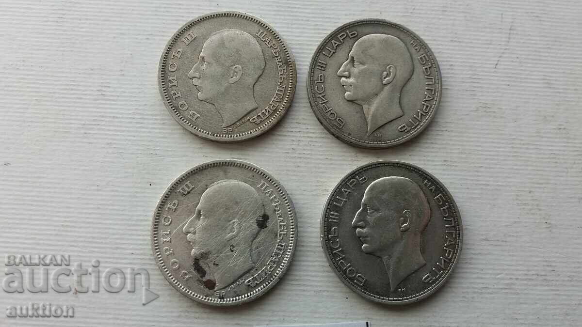 Livrarea 50 LEVA 1930 ȘI 1934 - ARGINT BORIS 3 4 bucăți Livrarea 50 LEVA 1930 ȘI 1934 - ARGINT BORIS 3 4 bucăți