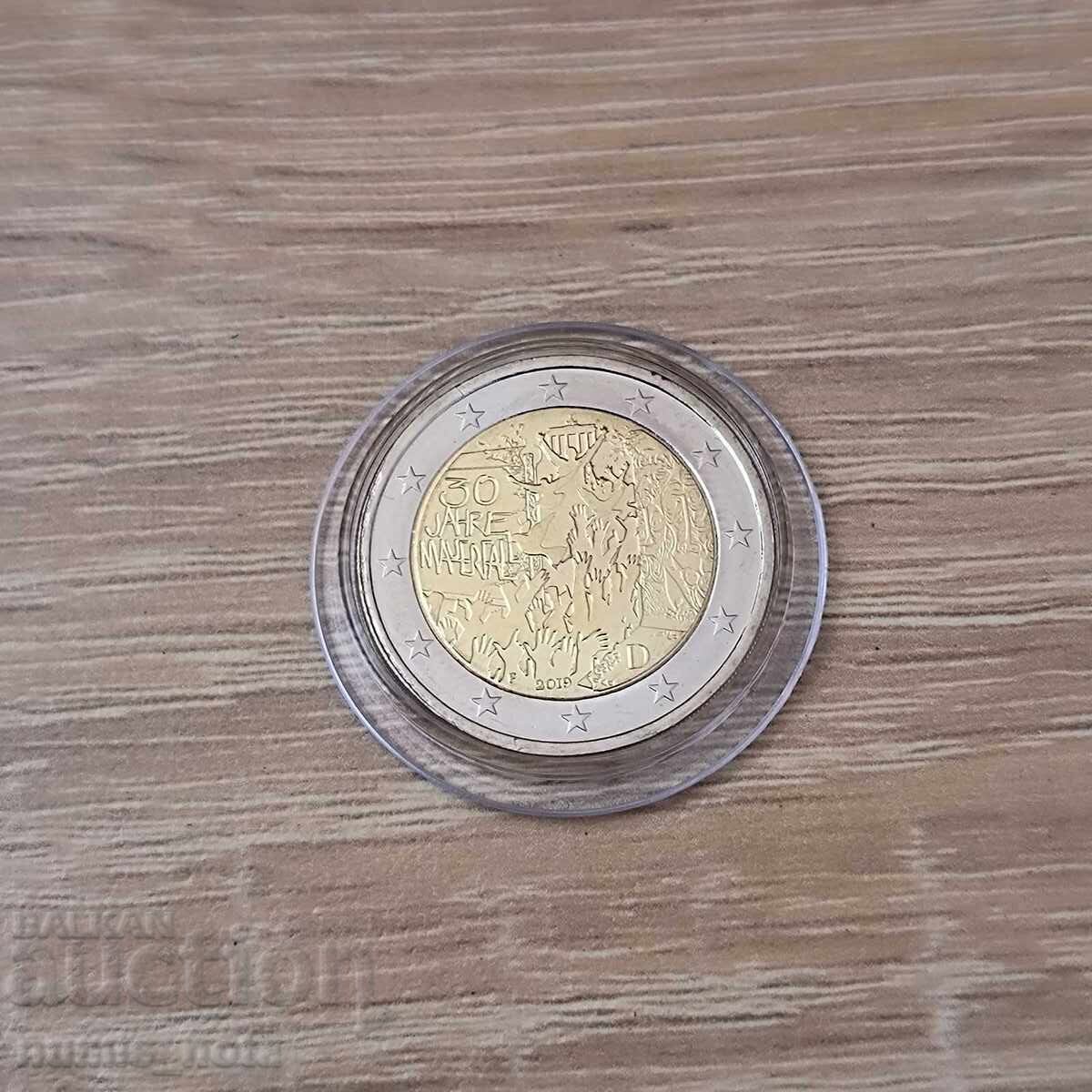 Germania 2 euro 2019 Zidul Berlinului UNC