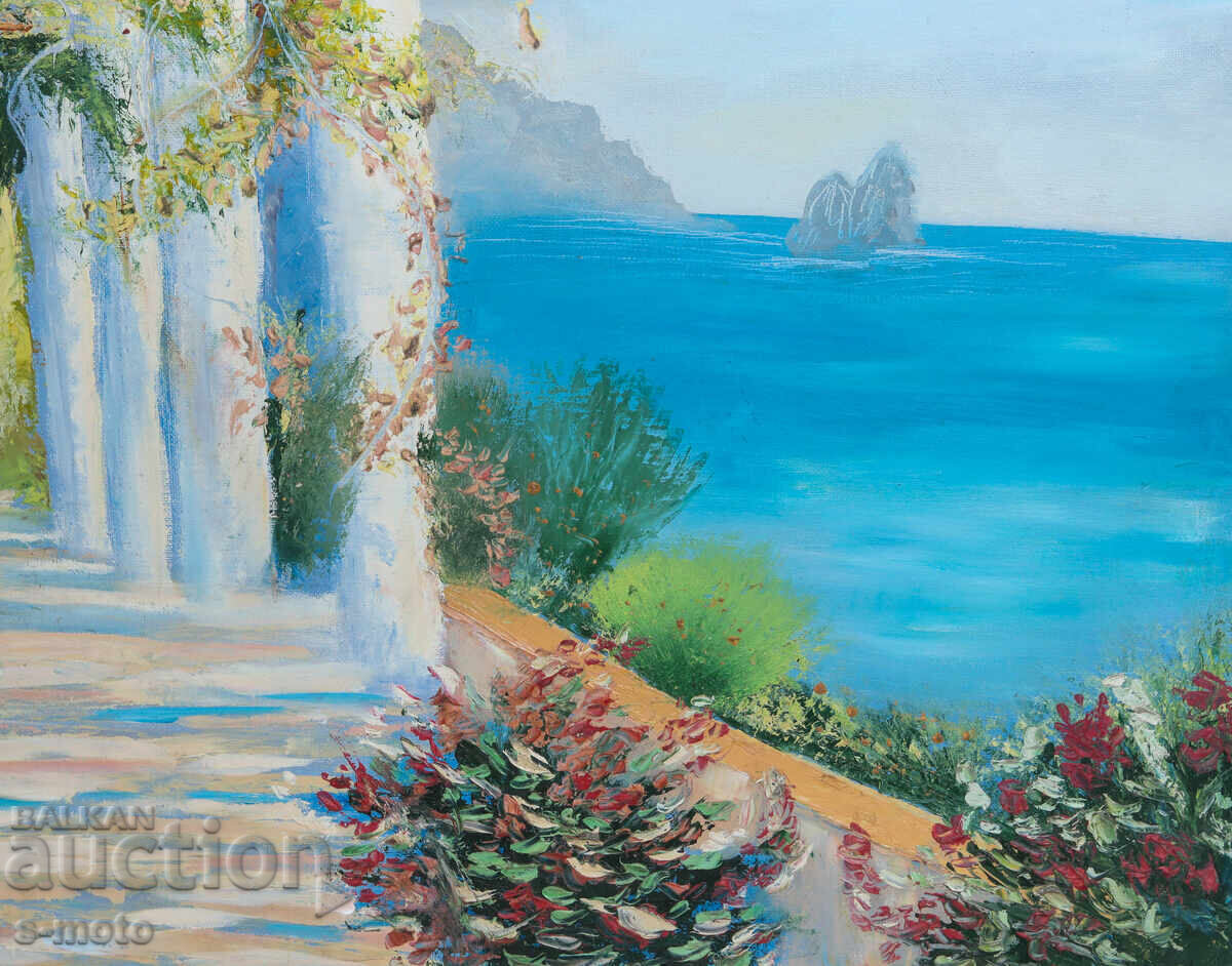 Картина маслени бои горски пейзаж - 6