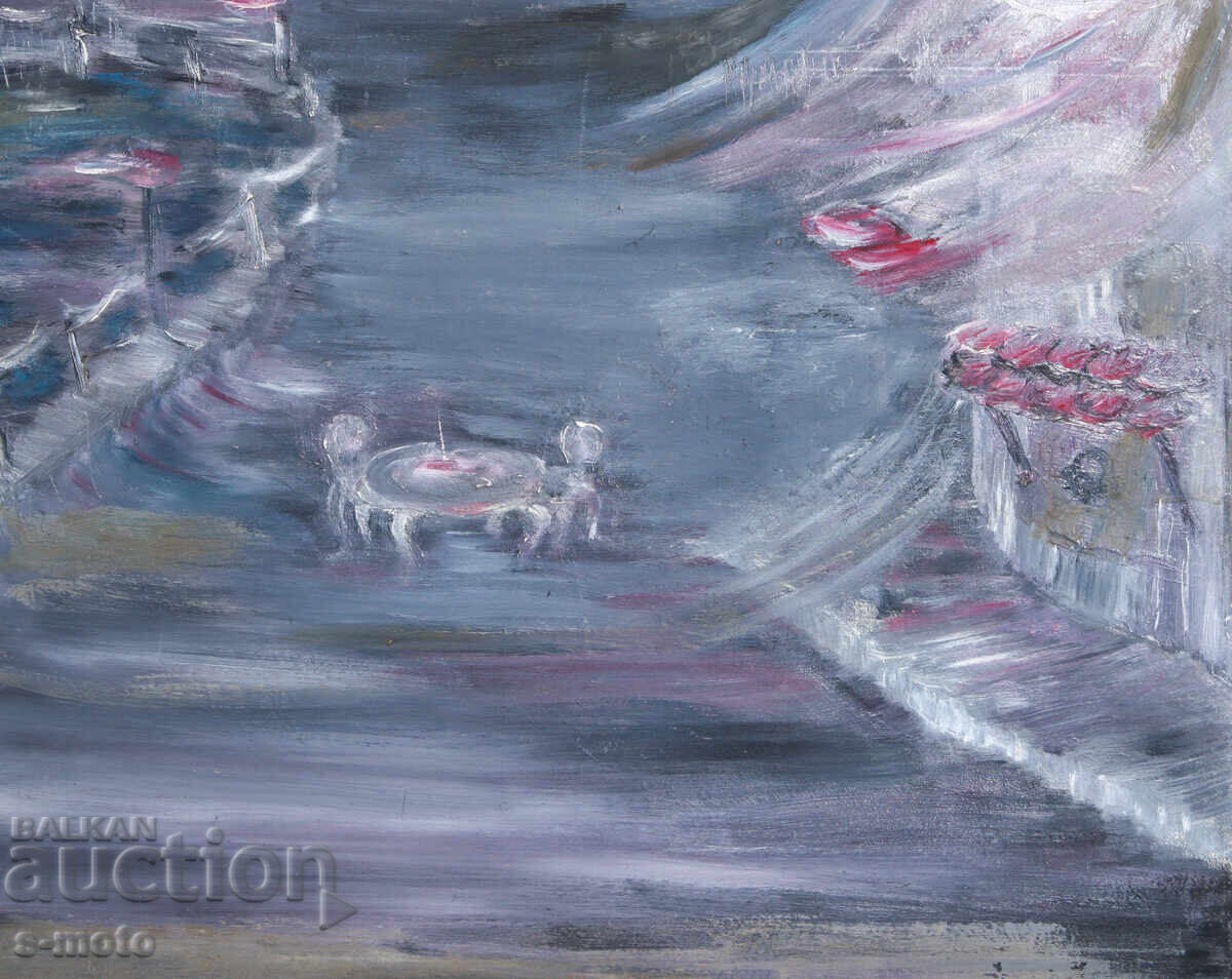 Картина маслени бои градски пейзаж - 5 Картина маслени бои градски пейзаж - 5