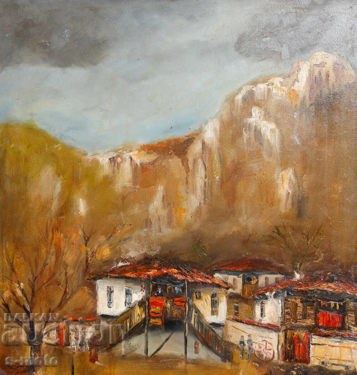 Oil painting, rural landscape with price € 140.00 | 273.82 BGN