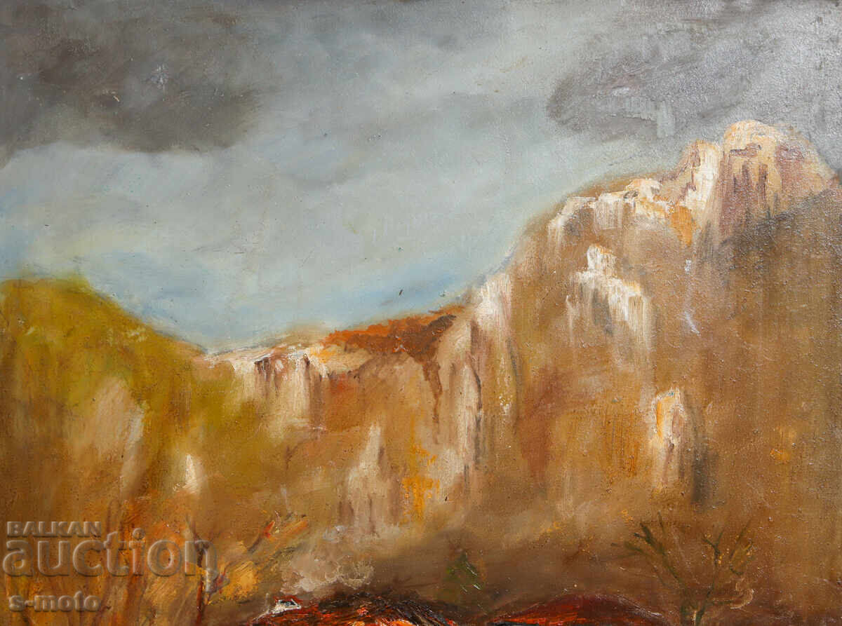 Delivery of Oil painting, rural landscape