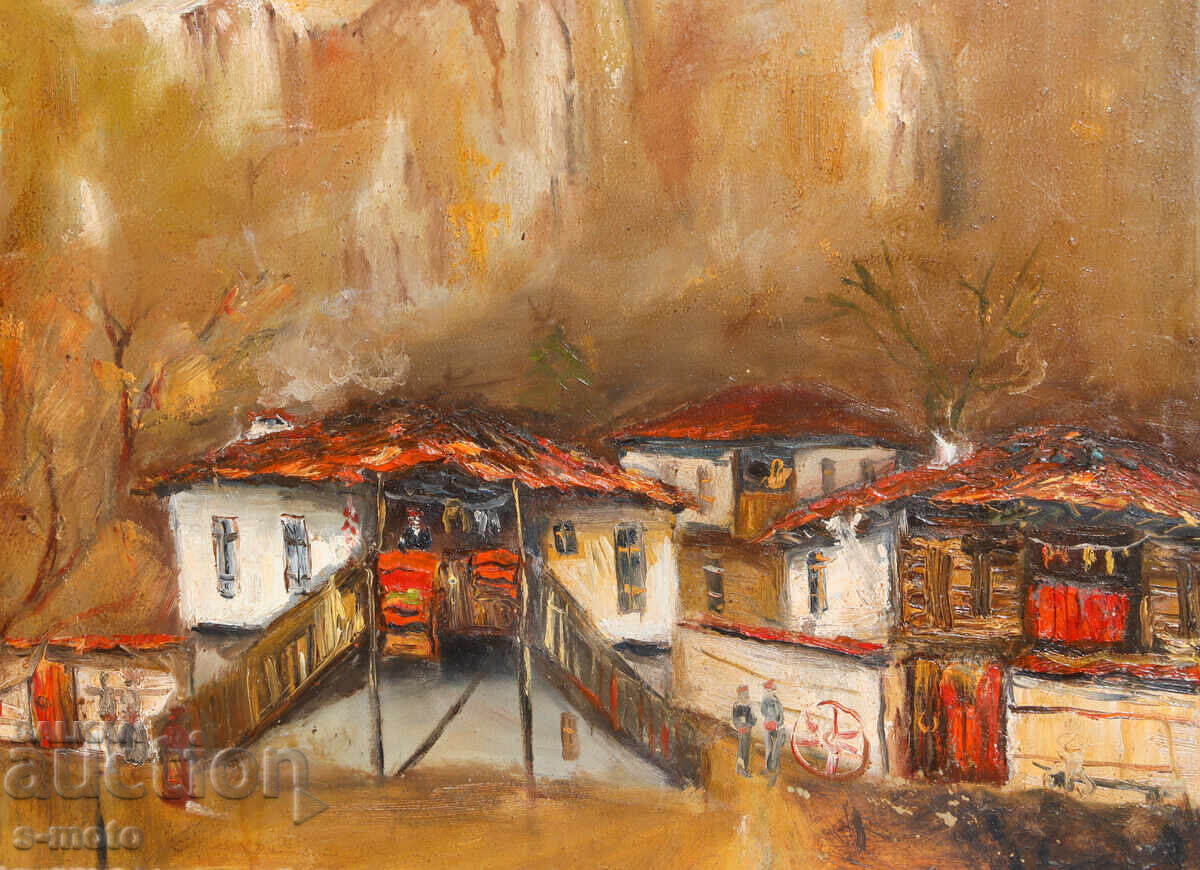 Oil painting, rural landscape - 6