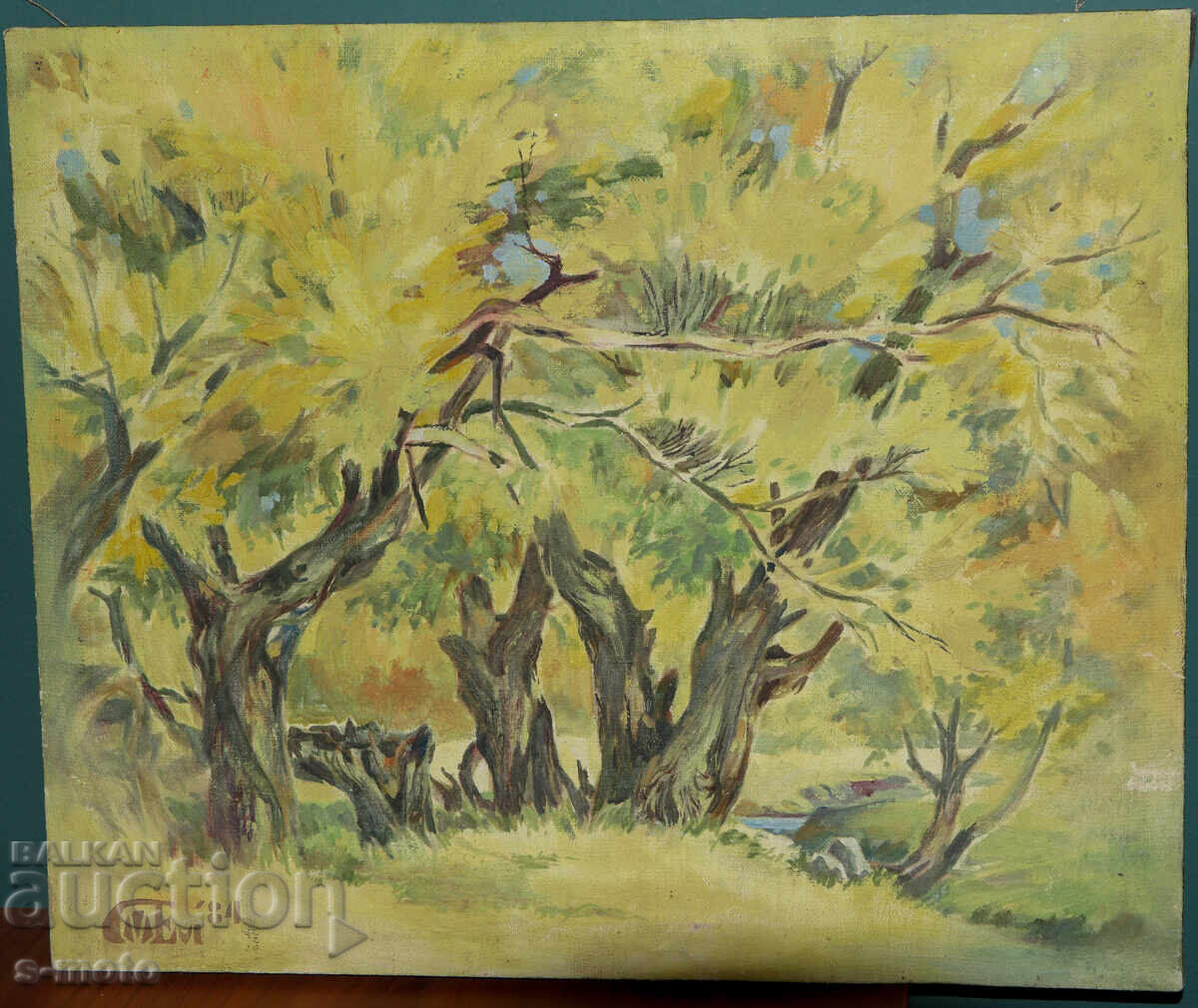 Pictură în ulei peisaj 1984 cu preț € 240.00 | 469.40 BGN