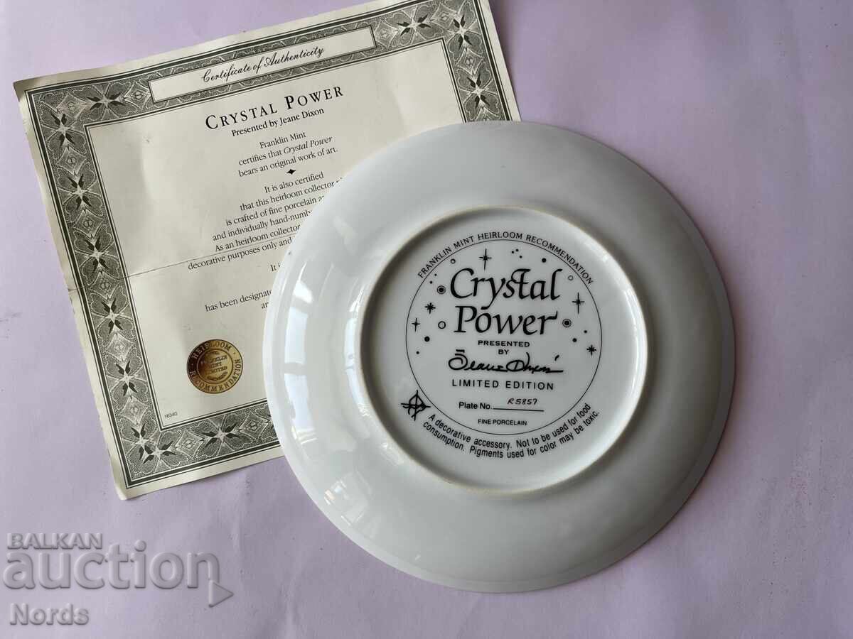 Livrarea Frumoasă farfurie Crystal Power