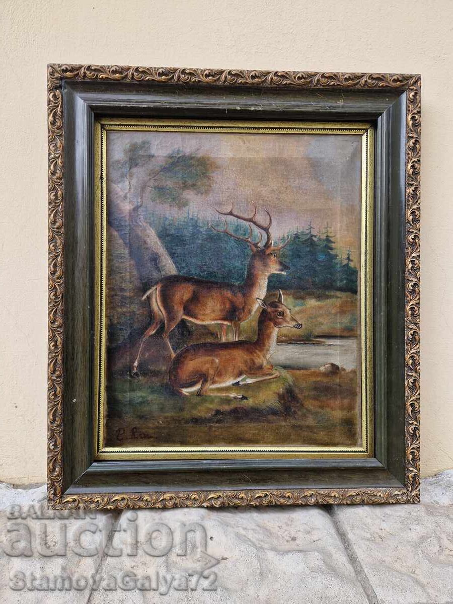 Foarte veche, unică, pictură antică, ulei pe pânză cu preț € 129.00 | 252.30 BGN Foarte veche, unică, pictură antică, ulei pe pânză cu preț € 129.00 | 252.30 BGN