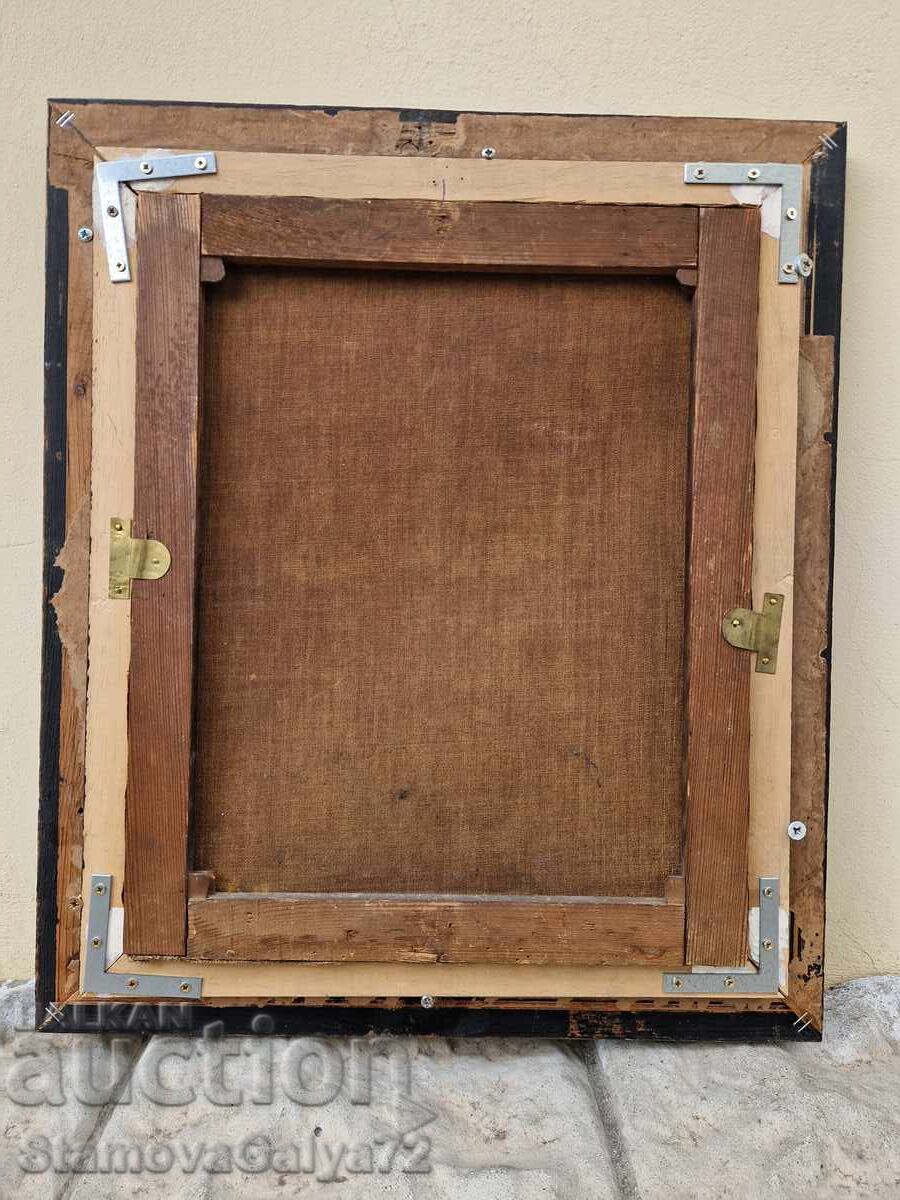 Foarte veche, unică, pictură antică, ulei pe pânză - 7 Foarte veche, unică, pictură antică, ulei pe pânză - 7