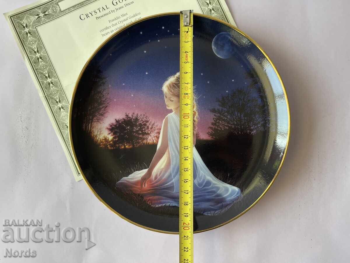 Beautiful Crystal Goddess Plate - 5