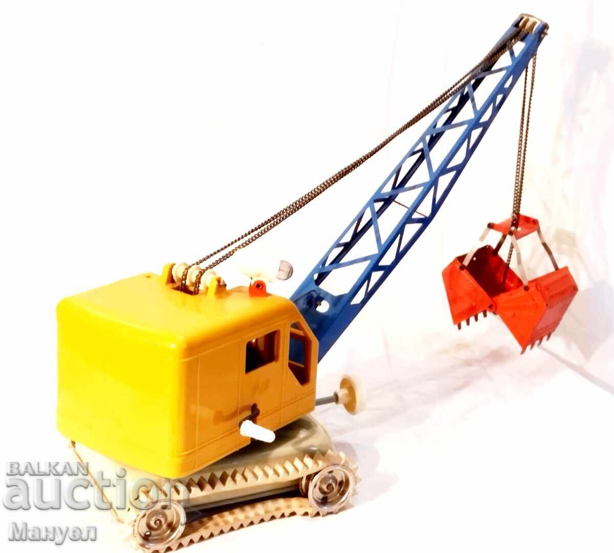 Jucărie veche, excavator "GAMA", Germania