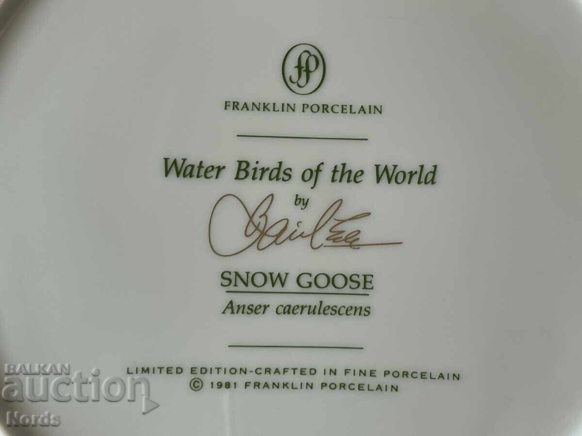 Beautiful Snow Goose Plate - 5 Beautiful Snow Goose Plate - 5